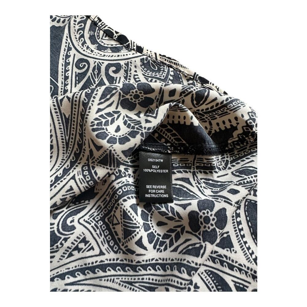 Ark & Co womens small black & white bohemian shift dress - Picture 9 of 11